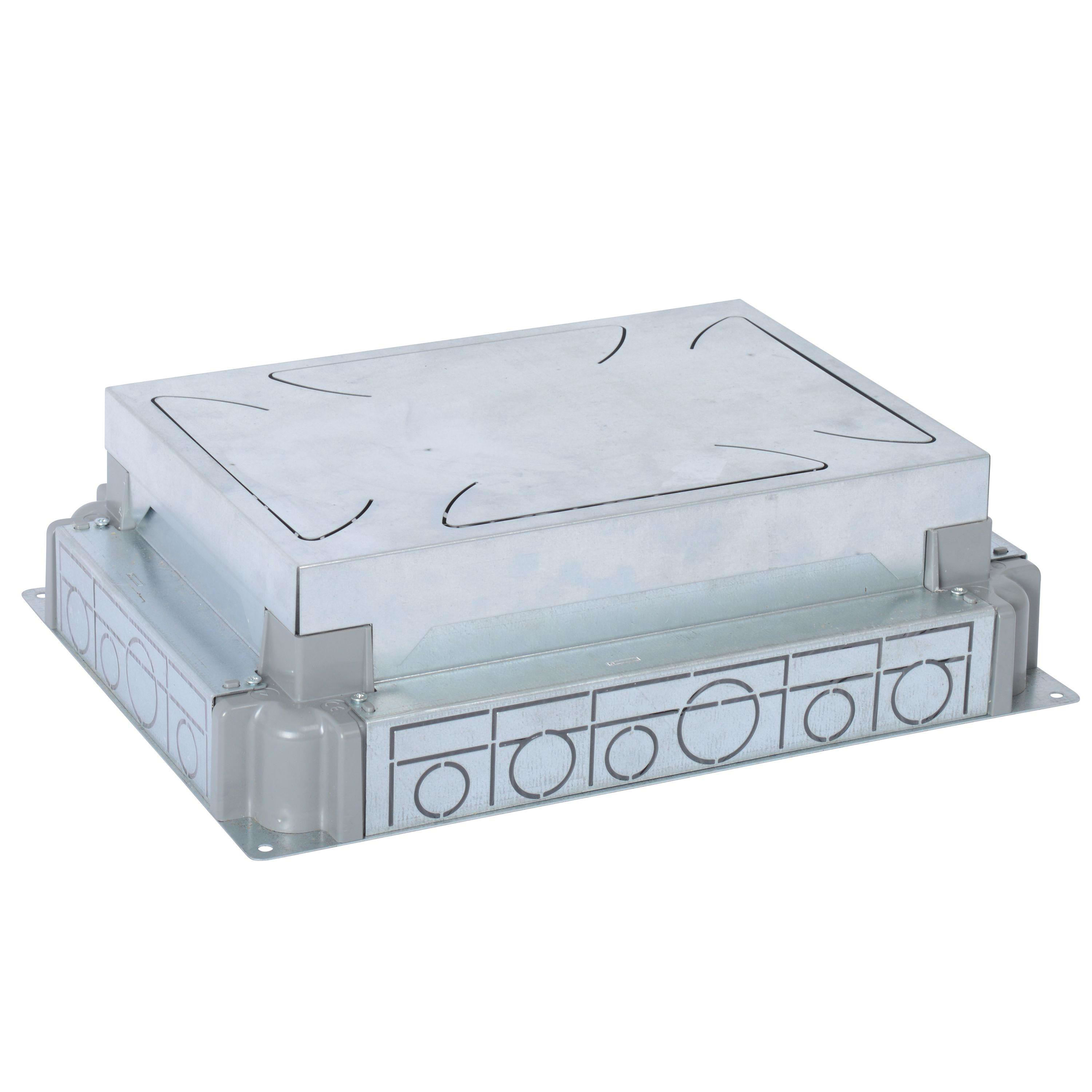 LEGRAND - Cubeta autoajustable caja suelo rectangular y sin marco- suelos pavimento-8/12m