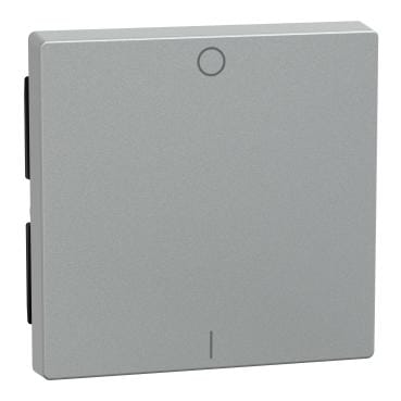 Schneider Electric - Tecla marcado 1/0 System M, Aluminio