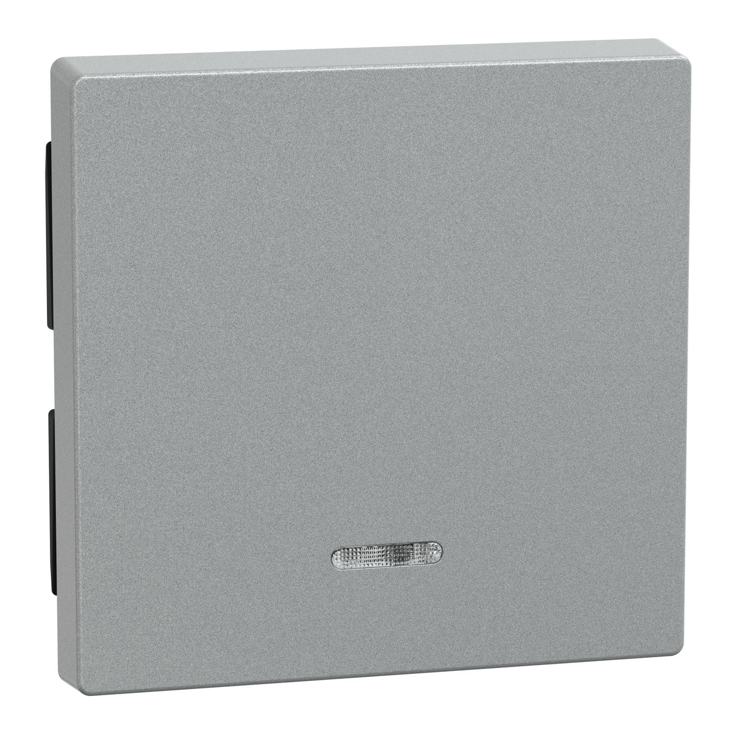 Schneider Electric - Tecla con visor System M, Aluminio