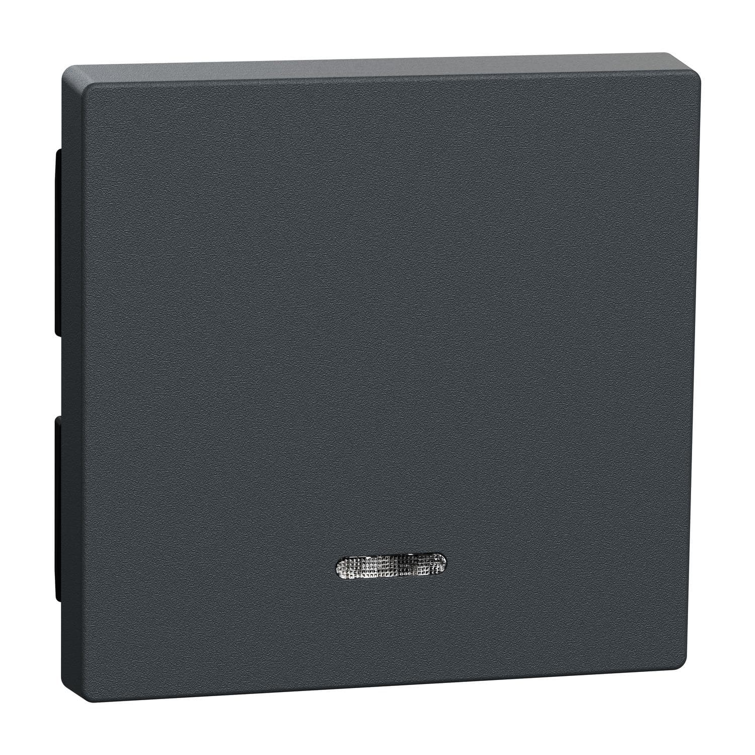 Schneider Electric - Tecla con visor System M, Antracita