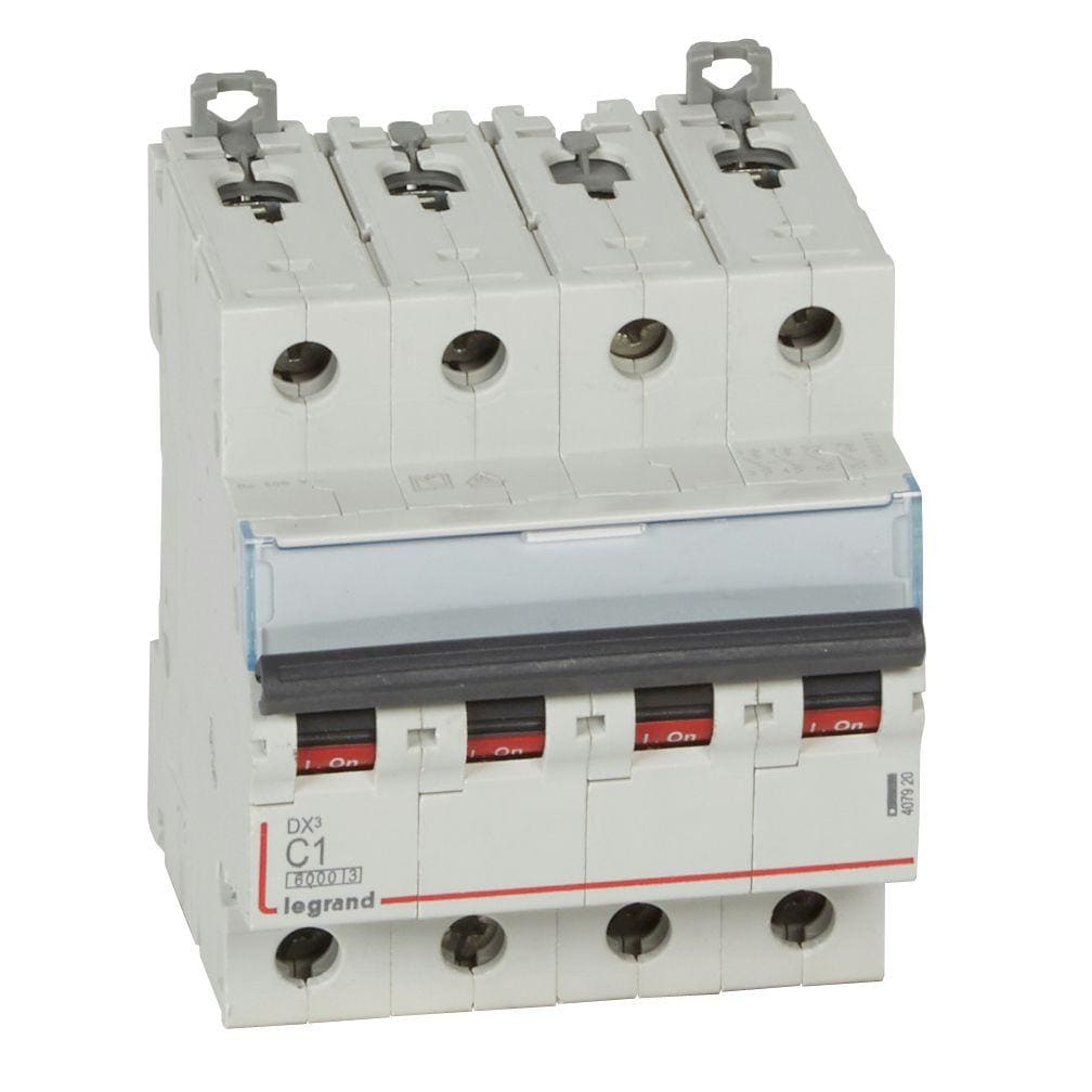 LEGRAND - Magnetotérmico DX³ 6000/10kA - 4P - 400V~ - 1A - curva C