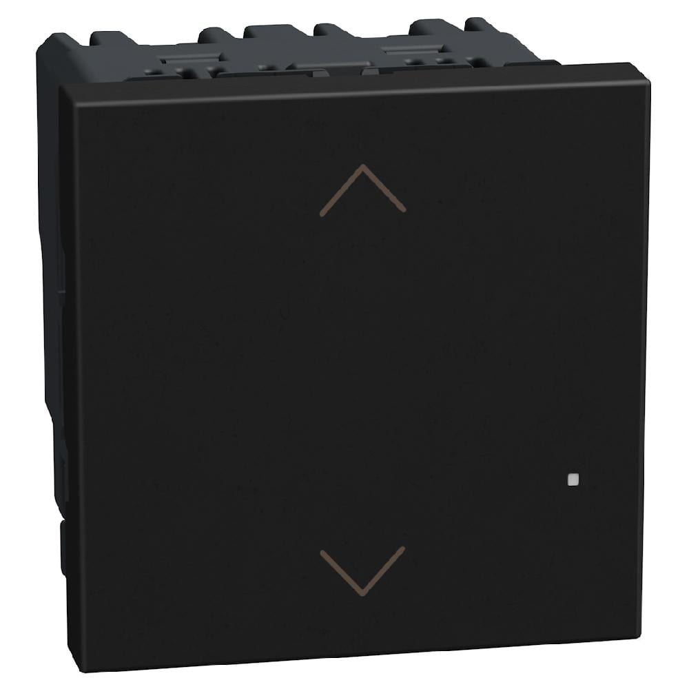 BTICINO - Comando de persiana conectado Light Now w/Netatmo - 2 módulos - Dark