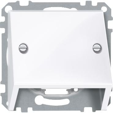 Schneider Electric - Salida inclinada system M para conectores de datos y comunicaciones Blanco Activo Antibacteriano