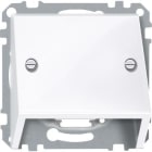 Schneider Electric - Salida inclinada system M para conectores de datos y comunicaciones Blanco Activo Antibacteriano