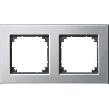 Schneider Electric - Marco 2 elementos, system M-Plan metal, Acero