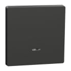 Schneider Electric - Tecla con visor, compatible con mecanismos de mando D-Life, Antracita