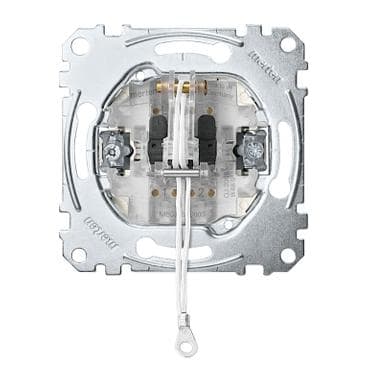 Schneider Electric - Interruptor de cuerda, compatible con System M y D-Life, 1 polo, 2 vías, 10AX, terminales rápidos, IP20