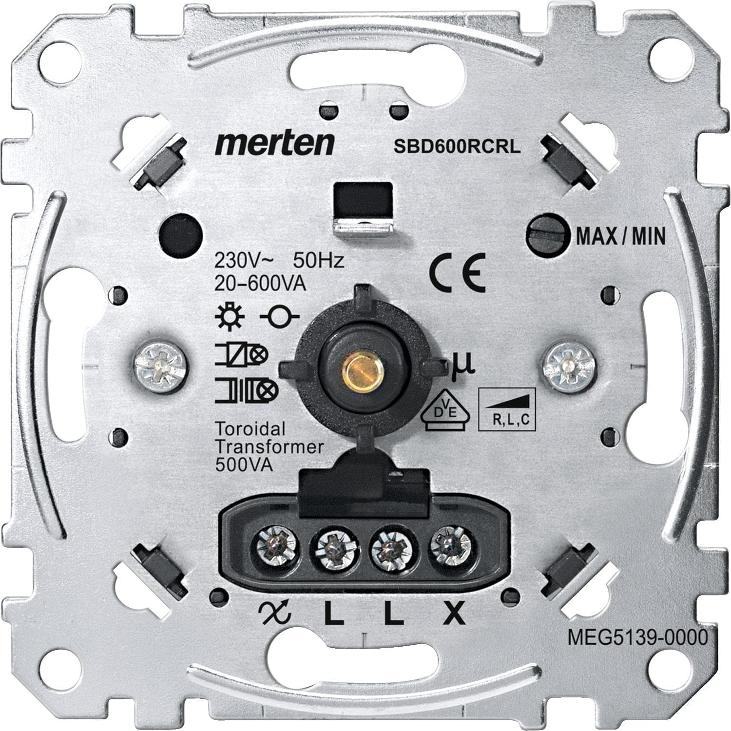 Schneider Electric - Regulador universal para cargas capacitivas e inductivas, 20-600 W, compatible con System M y D-Life