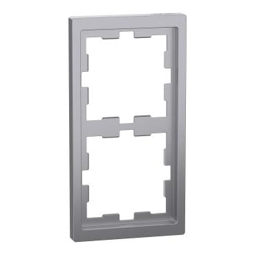 Schneider Electric - Marco 2 elementos, D-Life, Aluminio