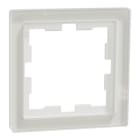 Schneider Electric - Marco 1 elemento, D-Life, Cristal Artico
