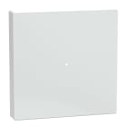 Schneider Electric - Tecla System M, para pulsador de 1 elemento, blanco activo antibacteriano