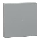 Schneider Electric - Tecla System M, para pulsador de 1 elemento, aluminio