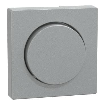 Schneider Electric - Carátula, System M, para regulador giratorio, aluminio