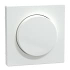 Schneider Electric - carátula, System M, for rotary dimmer, Blanco Artico