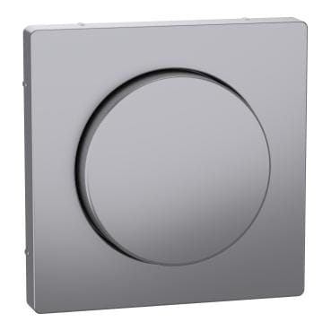 Schneider Electric - carátula, System M, for rotary dimmer, Aluminio