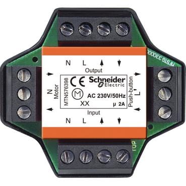 Schneider Electric - Relé de control múltiple para persianas enrollables, empotradas