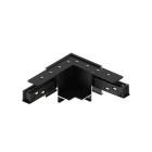 JISO - TOP TRIMAG - Conector en L - Para sistema de carril magnético - Color Negro