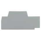 WAGO - Placa final e intermedia;espesor 2,5 mm;gris