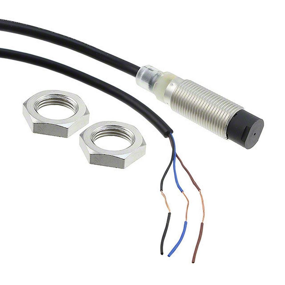 OMRON - Sensor inductivo M12 no enrasado 8mm 3h NPN NA cable 2m Lite