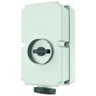 MENNEKES - Base enchufe mural 125A 4P 6H 400V DUO IP67 X-CONTACT y fusible NHOO