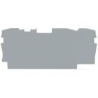 WAGO - Placa final e intermedia;espesor 1 mm;gris