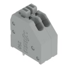 WAGO - Borna para placas de circuito impreso;Tecla;0.5 mm²;gris