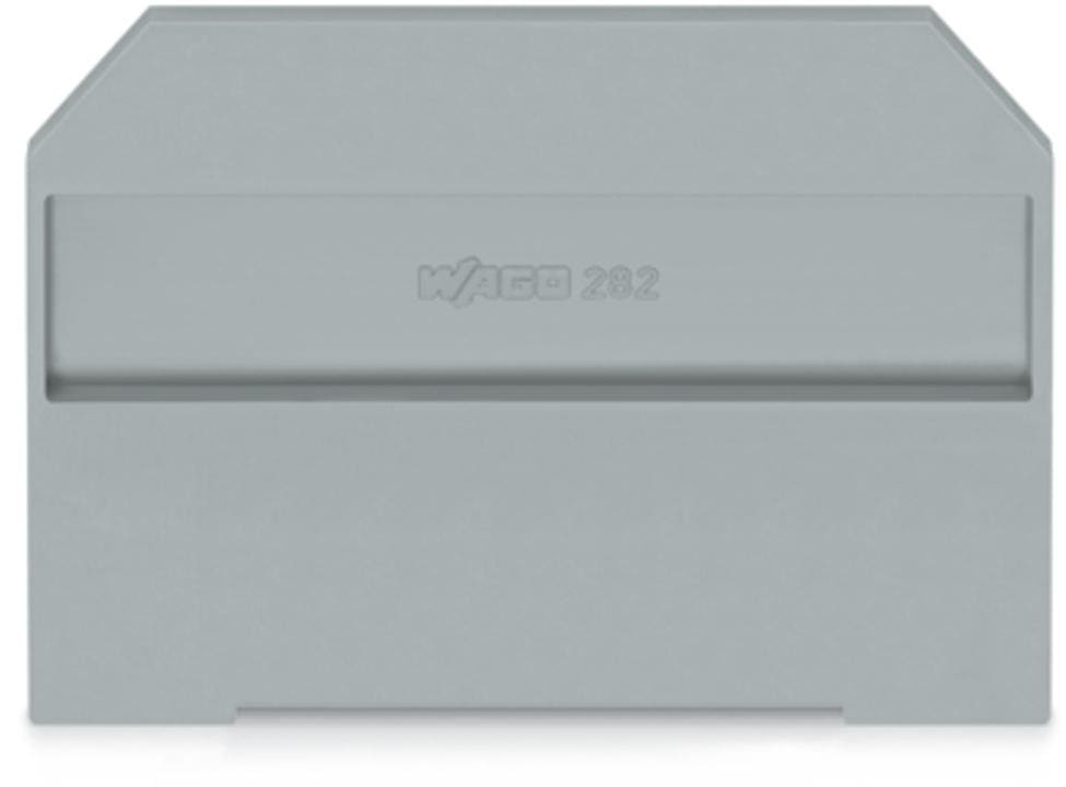 WAGO - Placa final e intermedia;espesor 4 mm;gris