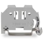 WAGO - Tope de cierre sin tornillos;Ancho 6 mm;para carril DIN 35 x 15 y 35 x 7,5;gris