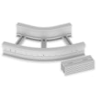 UNEX - 67 CURVA PLANA DE 45º GRIS RAL7035 135X400 R300 U23X