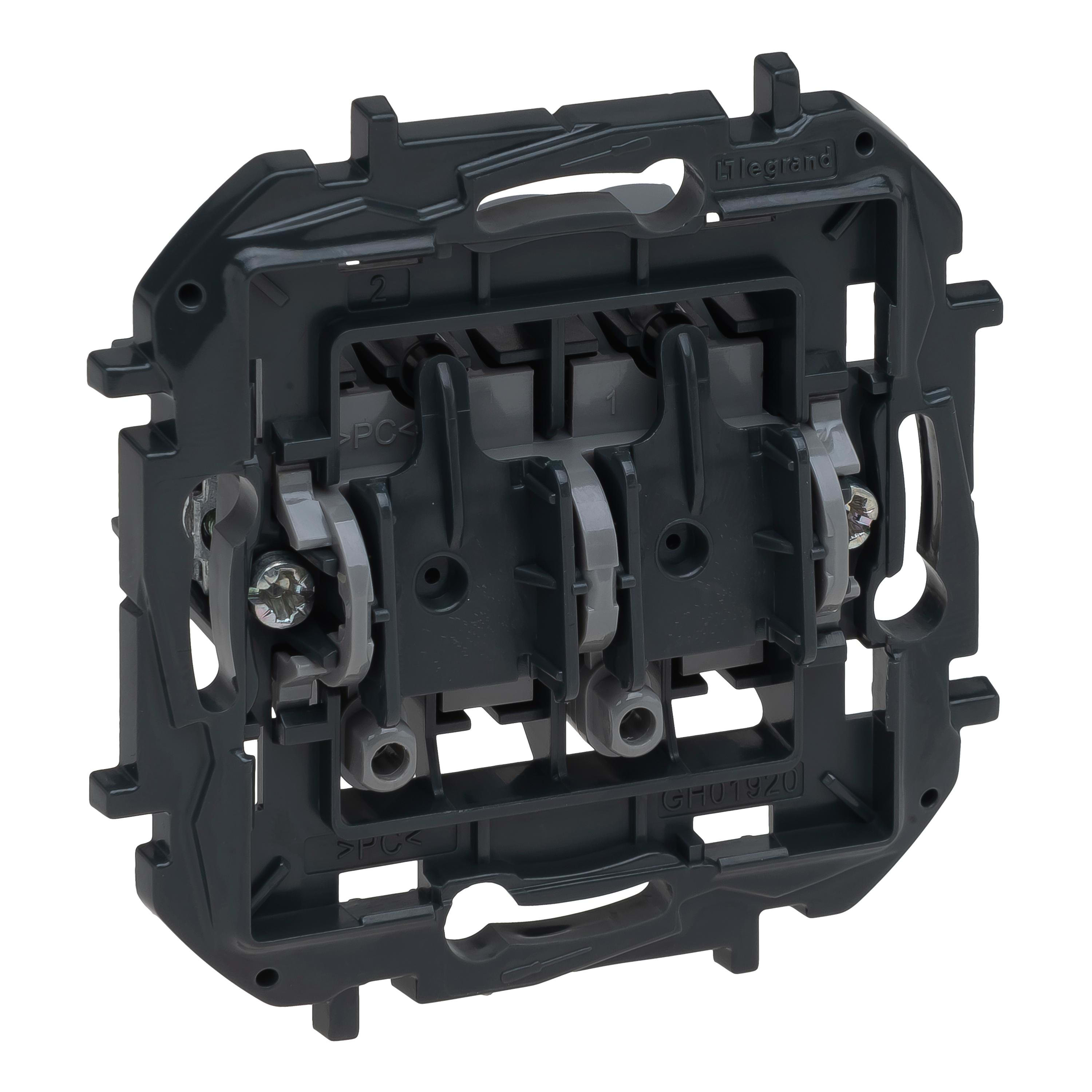 LEGRAND - Conmutador doble Niloé Step - 10AX - 250V~