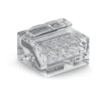 WAGO - Borna de conexión en línea PUSH WIRE®;para conductores rígidos;Ø máx. 0,5 mm;transparente