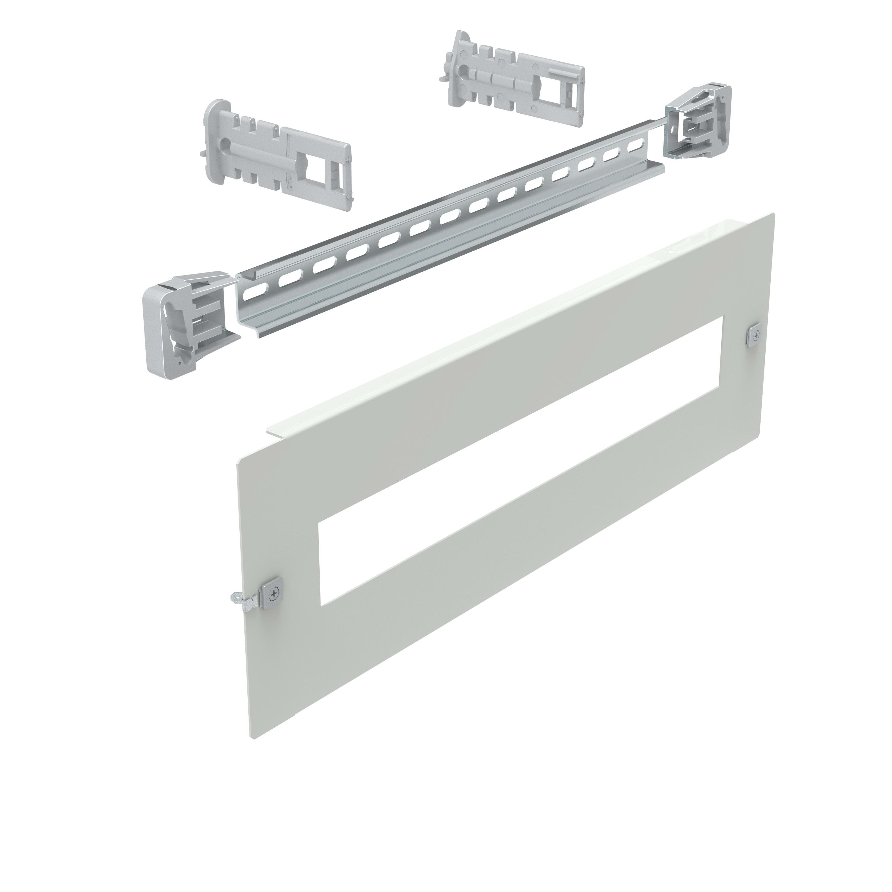 LEGRAND - Chasis modular para componer placa frontal metálica modular H150 L500 con raíl