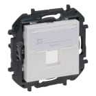 LEGRAND - Adaptador individual para conectores RJ45 tipo keystone Niloé Step - Blanco mate