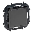 LEGRAND - Tapa ciega y adaptador para Mosaic Niloé Step - Negro mate