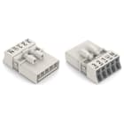 WAGO - Conector macho;5 polos;Cod. A;blanco