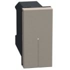 BTICINO - Interruptor/regulador con neutro Light Now w/Netatmo - 1 módulo - Stone