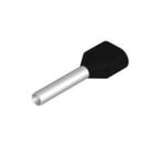 WEIDMULLER - Terminal TWIN aislante H1,5/20D ZH negro
