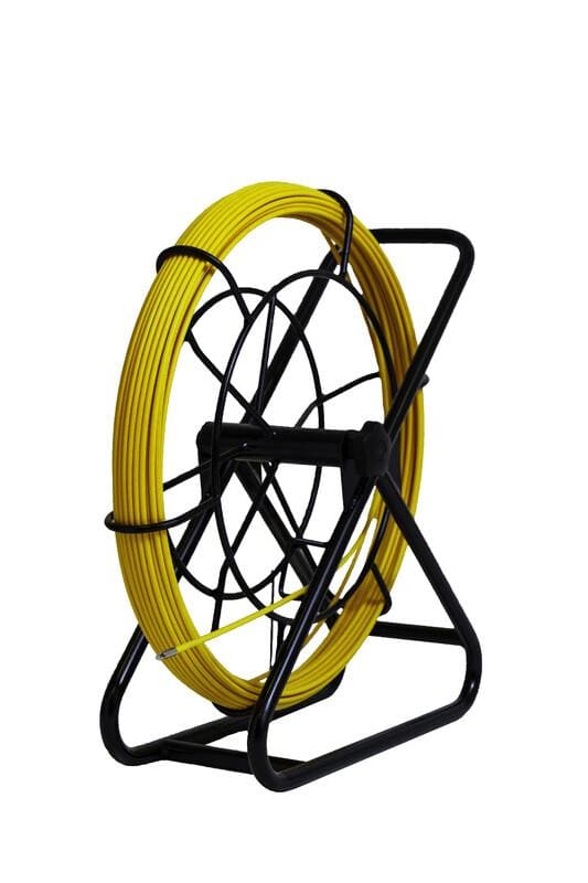 TRADEFORCE - GUIA PASACABLE FIBRA VIDRIO 50MTS 6MM CON CARRO