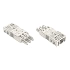 WAGO - Conector hembra;(con carcasa anti-tirón);3 polos;blanco