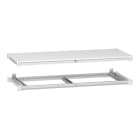 Schneider Electric - Marco superior e inferior para armario PrismaSet HD An 1200 L 500 mm, techo incluido, RAL9003