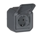 LEGRAND - Base de corriente Plexo monobloc superficie IP55 -bicicleta elec-Antracita