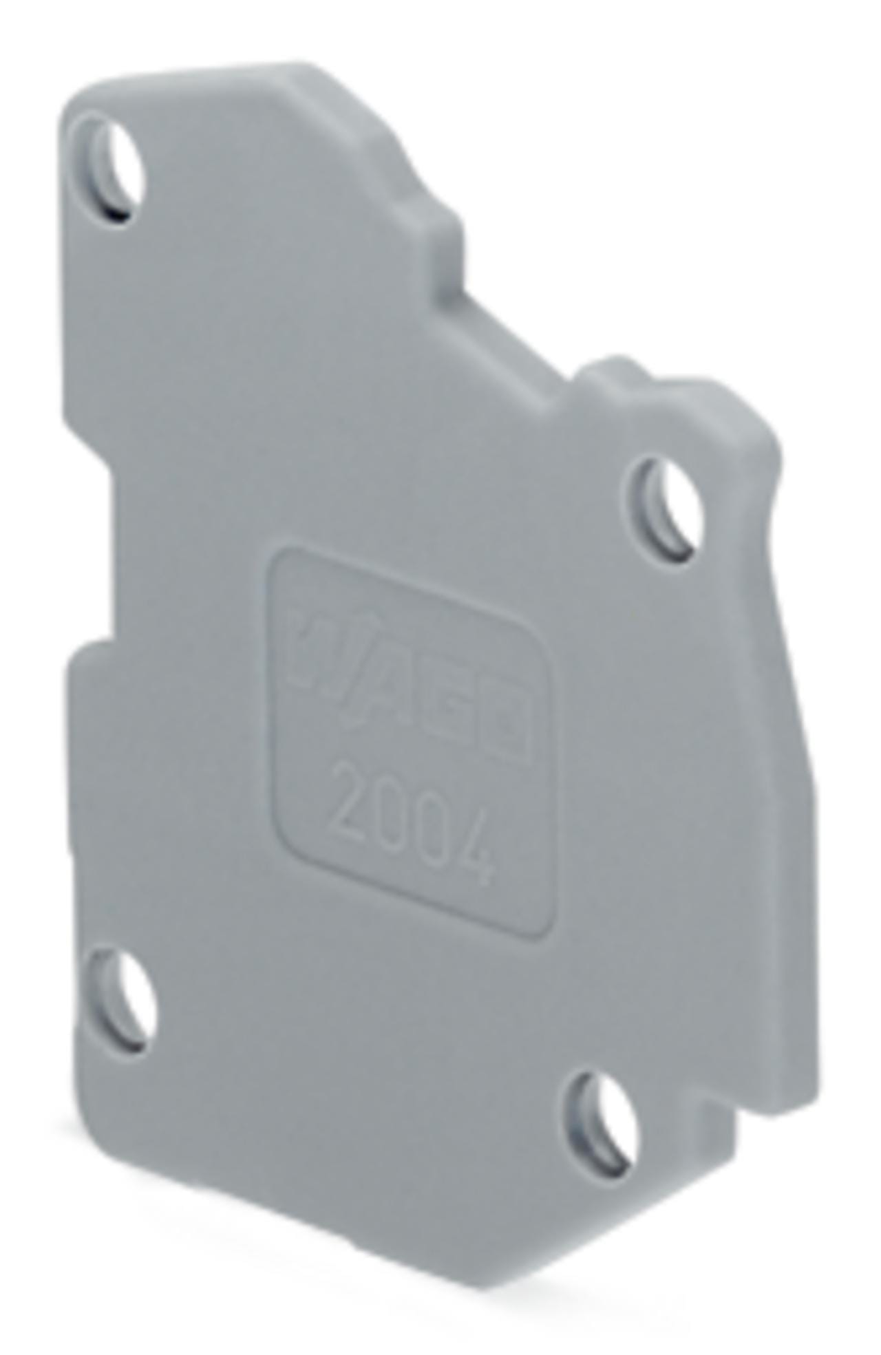 WAGO - Placa final;para conectores TOPJOB®S;espesor 1,5 mm;gris