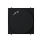 NIESSEN - Regulador giratorio LED negro