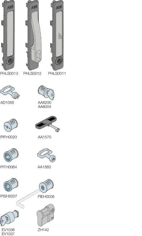 ABB - Llave zincada doble aleta