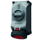 MENNEKES - Base mural DUOi R 32A 4P 6h 400V IP67/IP69 indicador de tensión LED X-CONTACT