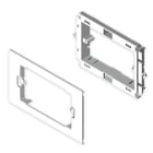 UNEX - Adaptador de mecanismo Modular 25 en tapas de 80 mm Unex en U48X sin halógenos color blanco
