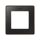 SIMON - Marco 1 elementos negro mate base cobre