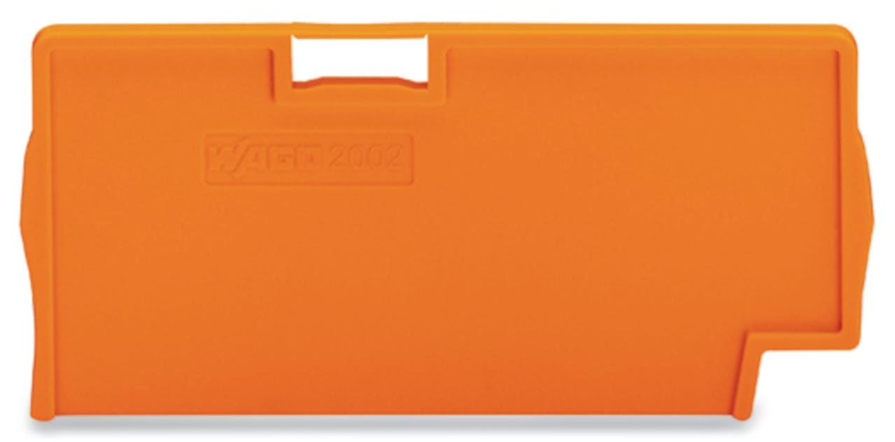 WAGO - Placa seccionadora;espesor 2 mm;sobresaliente;naranja