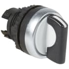 LEGRAND - Mando giratorio no iluminado con maneta negra IP69 Osmoz modular - 3 pos fijas
