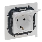 LEGRAND - Base de corriente Niloé Step- 2P+T- IP44- borne auto- 16A- 250V~- Blanco mate